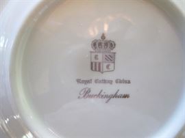 Royal Cathay Buckingham china set