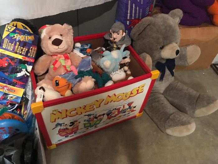 Mickey Mouse Toy Chest, Stuffed Animals, Pokemon