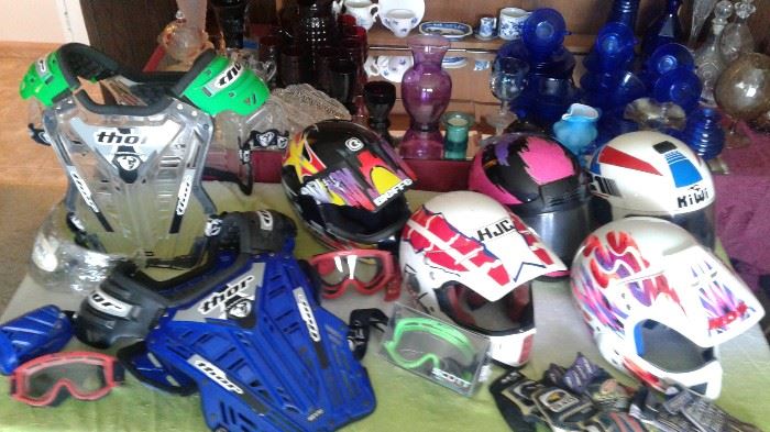 Motocross Motorcross Armor, helmets, goggles, gloves accessories-great condition!