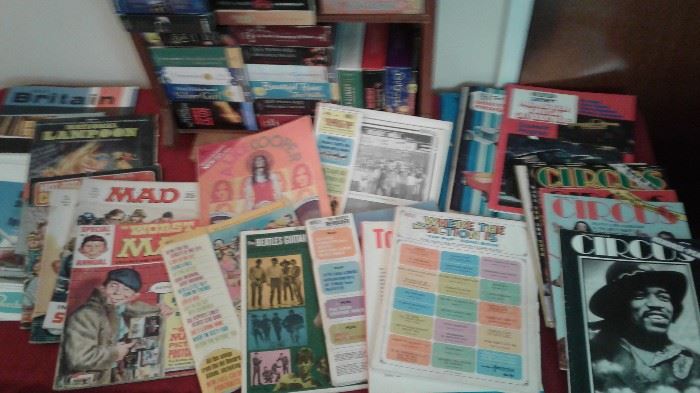 MAD magazine, CIRCUS, Beatles, Music, Airline and Car Show Mags