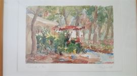 PIERRE LLAYO signed OFFSET LITHOGRAPH