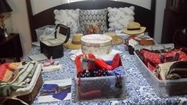 PURSES, HATS, SCARVES, ETC.