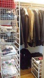LARGE SIZE MEN'S COATS, JACKETS, SHIRTS, PANTS, ETC.