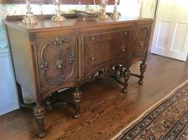 Jacobean-style sideboard