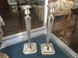 pr. sterling candlesticks