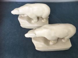 Rookwood polar bear bookends