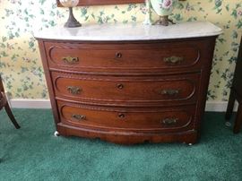 Victorian marble-top