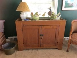 antique dry sink