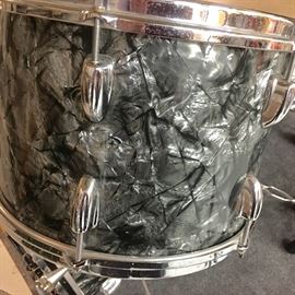 detail of black pearl drum