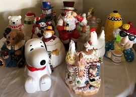 Cookie Jars Asst Styles and NIB and Vintage 