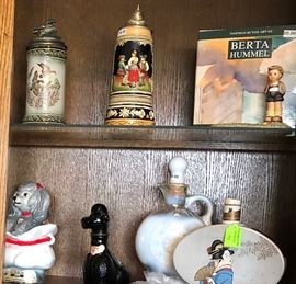 Vintage Liquor Bottles, Beer Steins