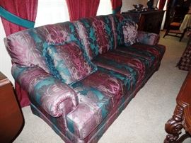 Elegant chintz couch