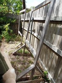 Drying racks for the quilter or silk painter