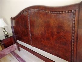 Closer view of King bedframe