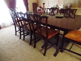 Dining set with lots of seating, get ready for the holidays, two available