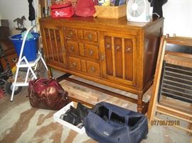 Early 1900's Side Board, luggage etc. 