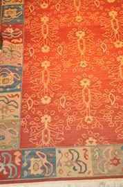 Gorgeous handmade Tibetan rug 3’ 5”w x 5’10” L.