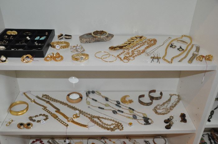 Just a small sample of the gold tone pieces available!