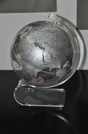 Spherical Concepts Inc. clear acrylic globe with COA