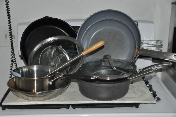 Pots and pans  to choose from!