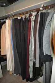 Many great size 10-12 trousers, shorts, skits and coats available