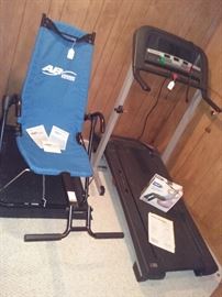 Ab Lounger, treadmill