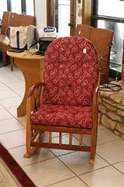 Red Rocking chair