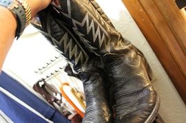 Men's handmade cowboy boots 10's