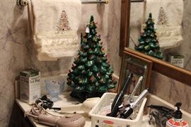 Ceramic lighted Christmas tree