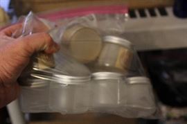 Various small bottles, jewelry containers, lotion bottles, glass and plastic