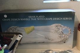 various platters and serving trays