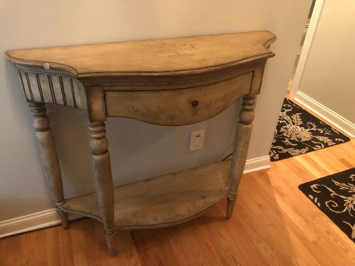 Painted Wood Console Table
