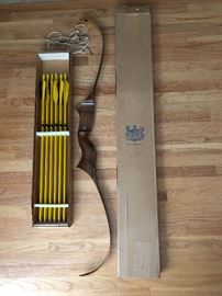 Vintage New in Box Herter’s 58” Perfection Sitka Bow & Arrow’s