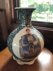 Oriental Vase. Ceramic. Family Heritage Estate Sales, LLC. New Jersey Estate Sales/ Pennsylvania Estate Sales. 