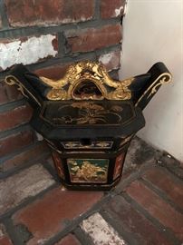 Oriental Fireplace Box. Family Heritage Estate Sales, LLC. New Jersey Estate Sales/ Pennsylvania Estate Sales. Oriental Fireplace Box.