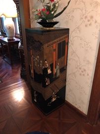 Family Heritage Estate Sales, LLC. New Jersey Estate Sales/ Pennsylvania Estate Sales. Oriental Scene Stand. 