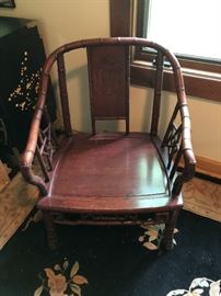 Family Heritage Estate Sales, LLC. New Jersey Estate Sales/ Pennsylvania Estate Sales. Oriental Wood Chair Set