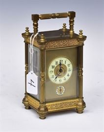 French repeater carriage clock