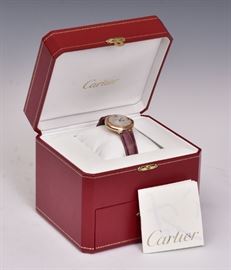  Cartier Ballon Bleu 18k Gold Wrist Watch