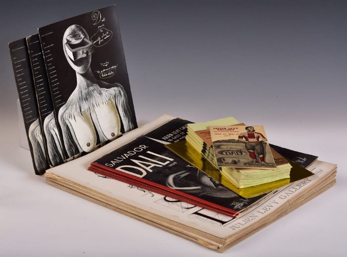  Salvador Dali Exhibition Catalogues