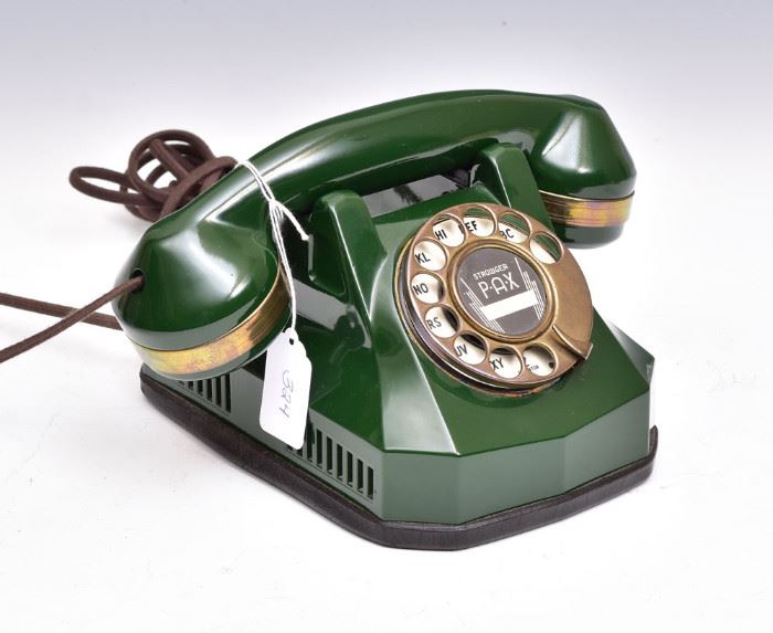 Automatic Electric Jade Green Monophone