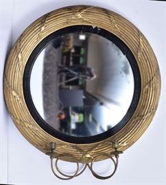  Regency Giltwood Convex Mirror