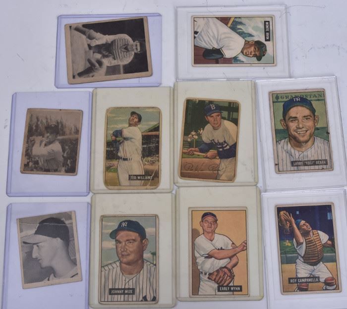 Group of 1952-1957 Topps Baseball Cards