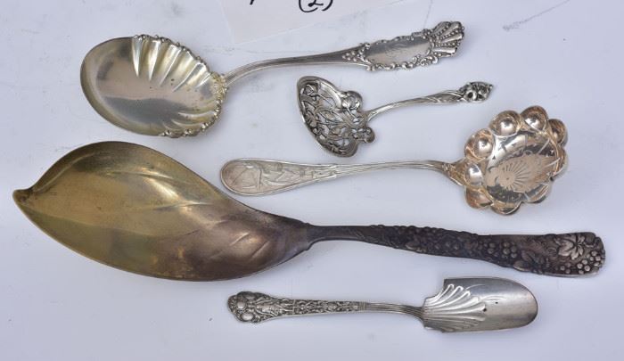 Group of Sterling Silver and Coin Flatware