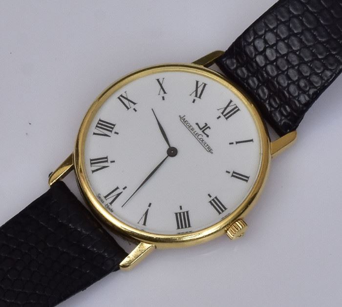  Jaeger-Le Coultre 18k Gold Gent's Wrist Watch