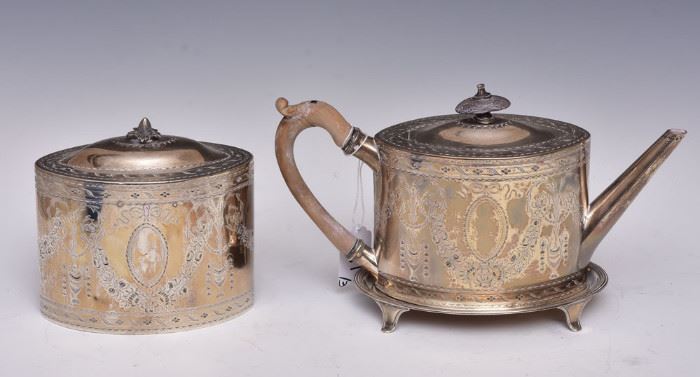 George III Sterling Silver Tea Set