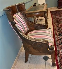 French Empire Style Arm Chair