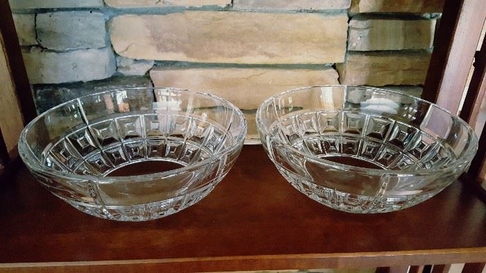 Rosenthal crystal bowls