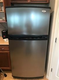 Stainless Whirlpool Refrigerator