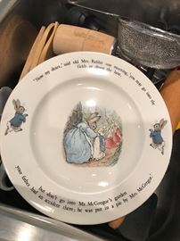 Wedgewood Peter Rabbit Plate and Bowl